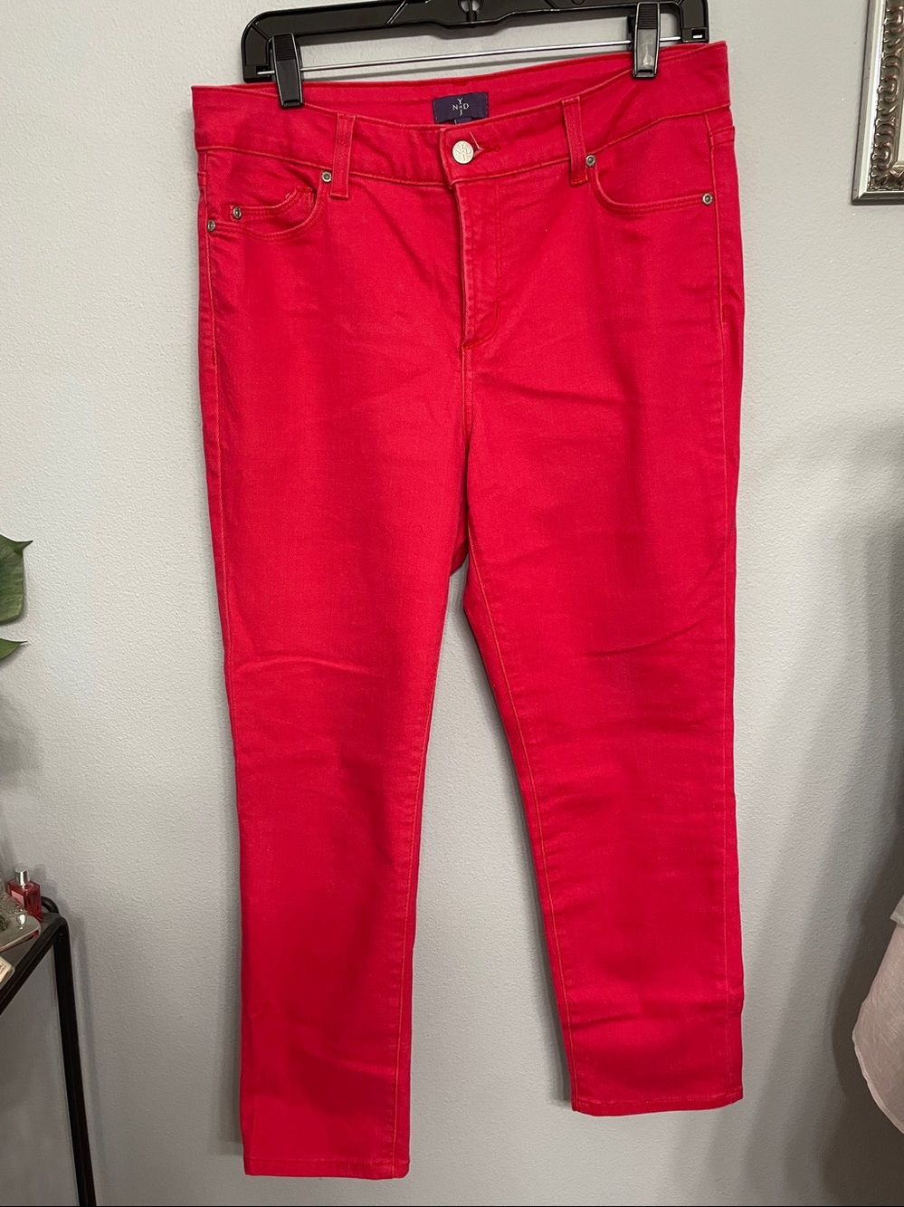 NYDJ Red Jeans 10P